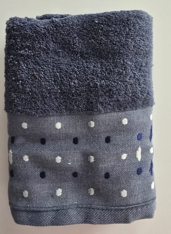 granatowy kropki granatowy kropki